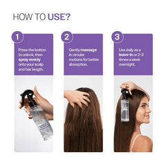 Bare Anatomy Nature Rosemary Water Spray for Hair Growth & Hair Thickness with Rice Water | Non-Greasy & Fast Absorbing | 200 ml
