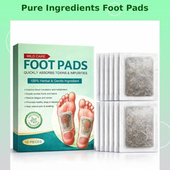 Ginger & Bamboo Vinegar Foot Patches | Overnight Foot Care Pads (Buy 1 Get 1 Free)