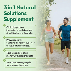 ACV Fat Burner Capsules – Garcinia Cambogia & Green Tea Extract | Weight Management Supplement, 60 Caps